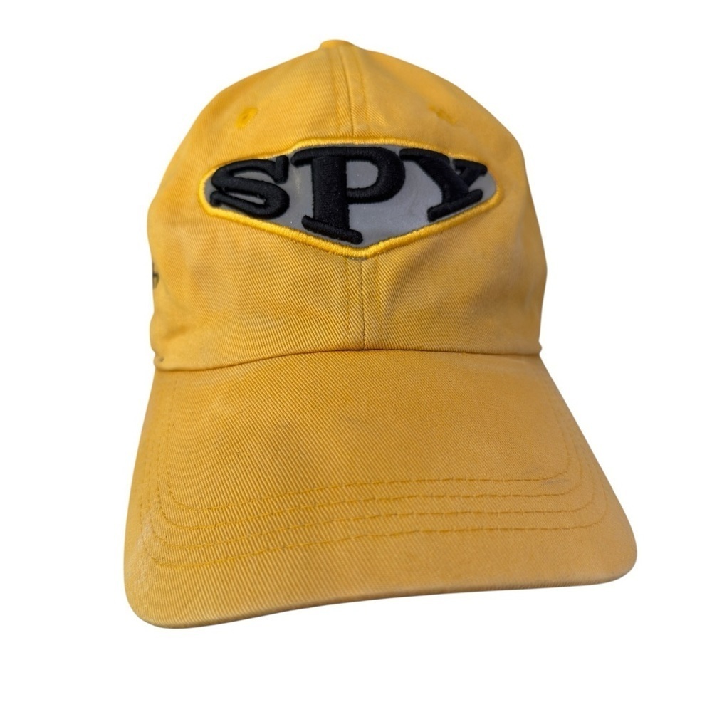 Spy Spyglass Hill Raised Logo Golf Hat Pebble Beach Ahead Vintage Adjustable